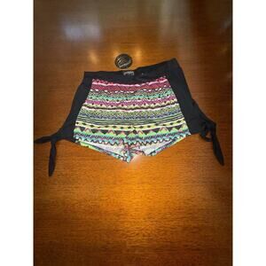 Stussy Women Size Medium Fresh Prince Casual Pull On Shorts Pockets New Rare